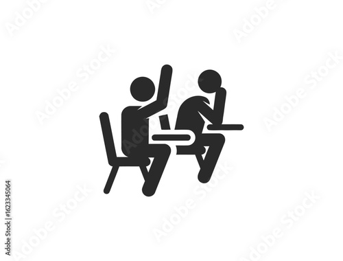 School & Education Linear Icon Set – Back to School, Classroom, Students, and Online Learning Web & App Icons