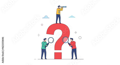 Understanding complex questions requires careful examination and strategic exploration by a dedicated team