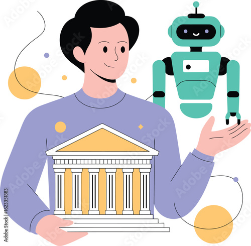 Human and robot collaboration in financial services