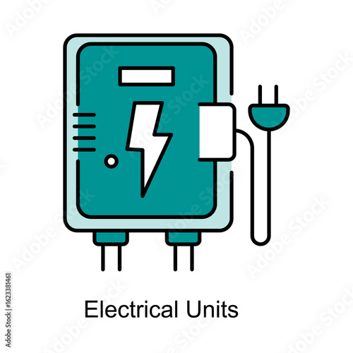 Electrical Units Icon. Vector Design
