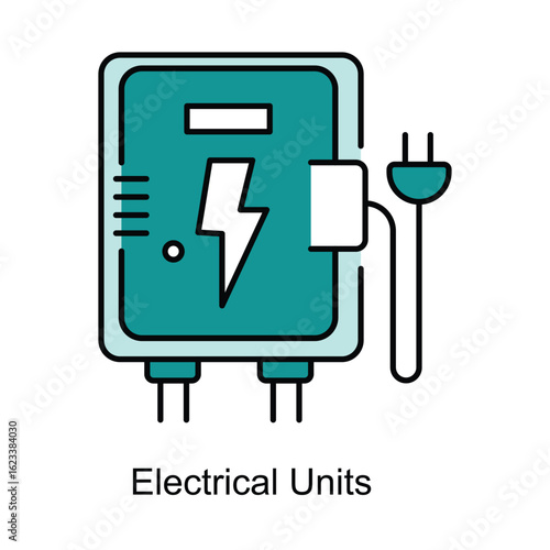 Electrical Units Icon. Vector Design
