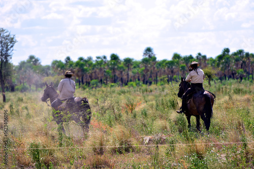 Postcards of gauchos, postcards from the countryside of Formosa, Argentina