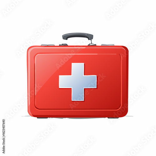 First aid kit box closed

