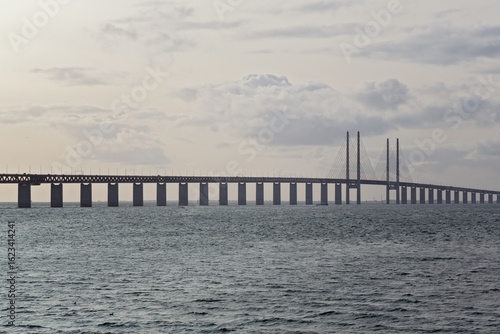 Wallpaper Mural Oresund Bridge between Copenhagen, Denmark and Malmö, Sweden Torontodigital.ca