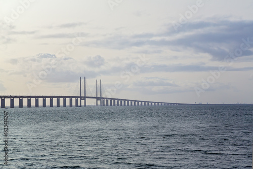 Wallpaper Mural Oresund Bridge between Copenhagen, Denmark and Malmö, Sweden Torontodigital.ca