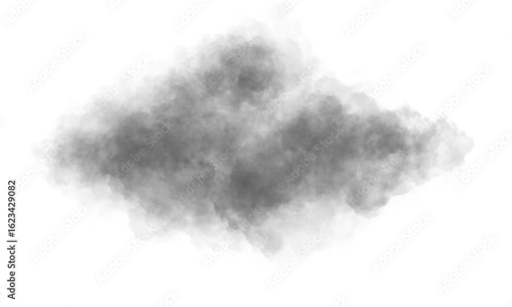 Fototapeta premium Realistic Cloud on Transparent Background. PNG image