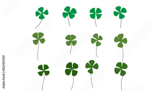 Clover Leaf Icon Collection 