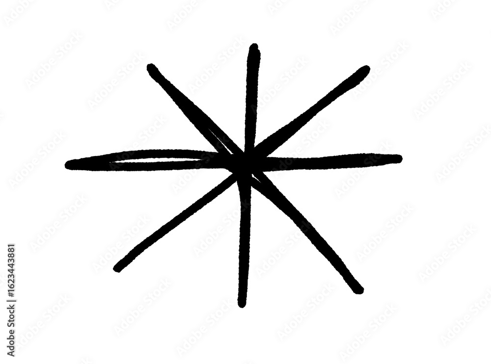 Minimalist Abstract Hand Line Drawing Minimalist Abstract Hand Line Drawing