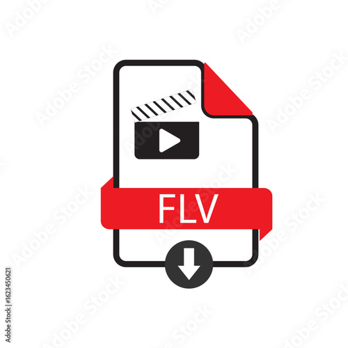 flv file extension icon 