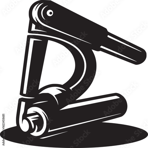 Vintage Roller Machine Illustration