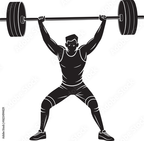 Weight Lifting Silhouette Icons | Gym, Fitness, Workout Vector Bundle