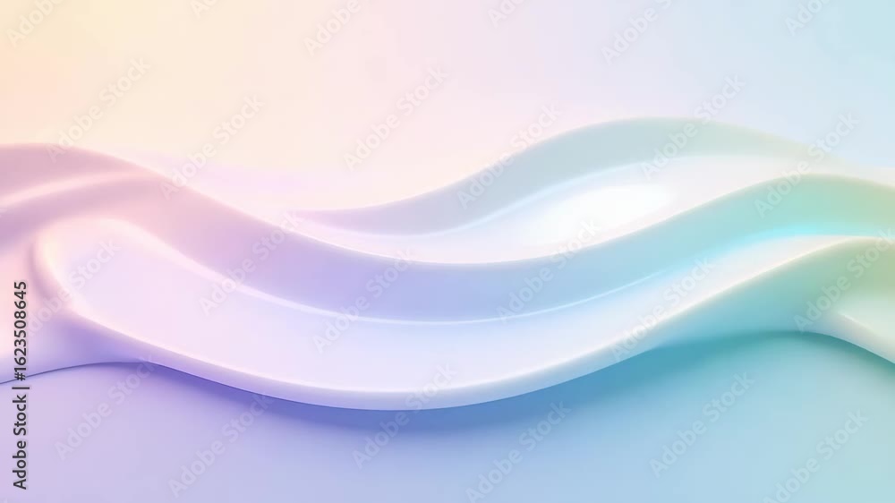 Pastel Wave: Abstract 3D Liquid Motion Background Pastel Wave: Abstract 3D Liquid Motion Background