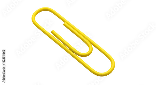 Wallpaper Mural Isolated Yellow Paper Clip Torontodigital.ca