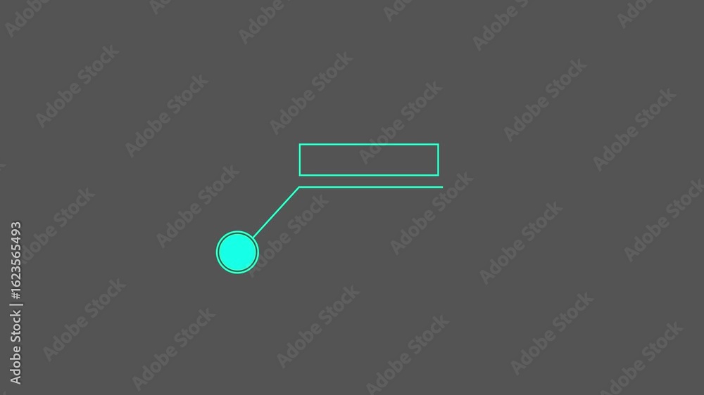 Rectangular Callout Simple HUD elements rectangle frame lines callout animation for text on ...