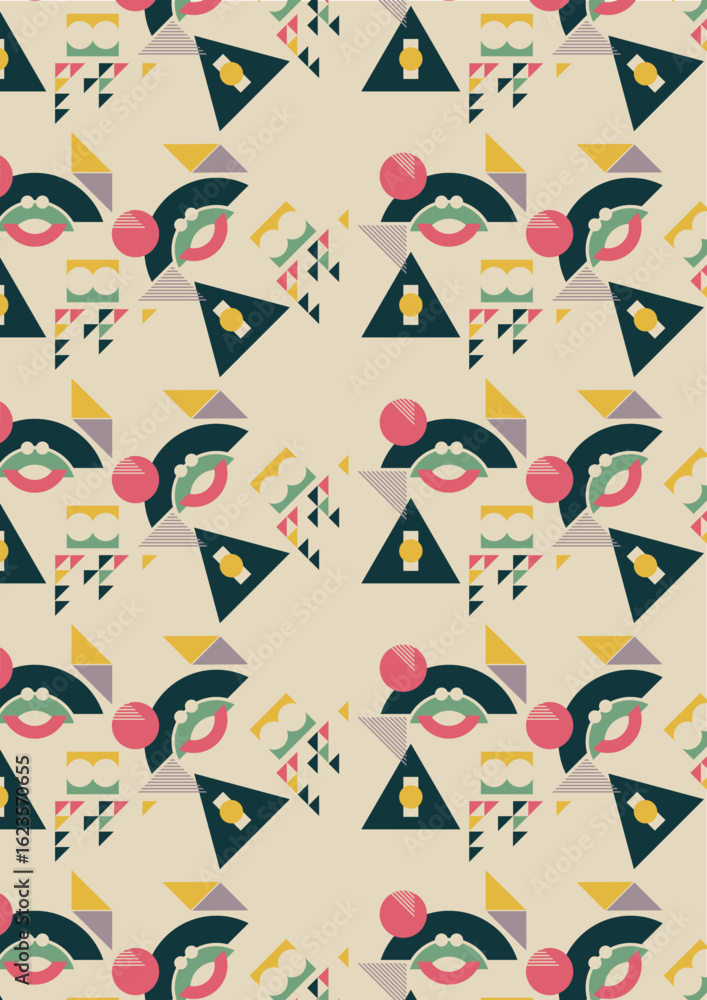 Obraz premium Avant repeat print 02.ai