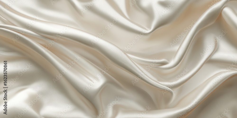 Obraz premium Creamy Silk Drape Texture