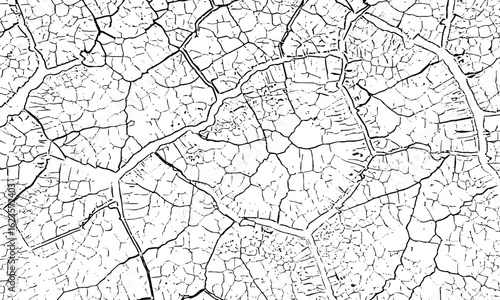 Cracked Dry Texture Pattern Depicting Natural Drought and Surface Deformation creating a complex and visually striking surface texture representation ground.