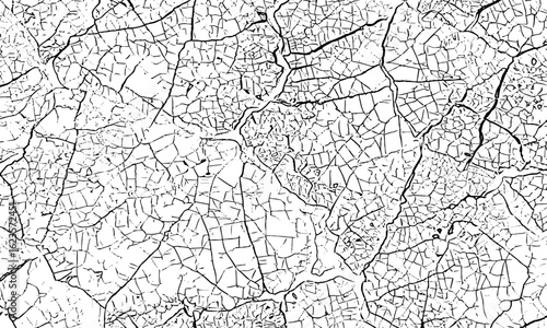 Cracked Dry Texture Pattern Depicting Natural Drought and Surface Deformation creating a complex and visually striking surface texture representation ground.