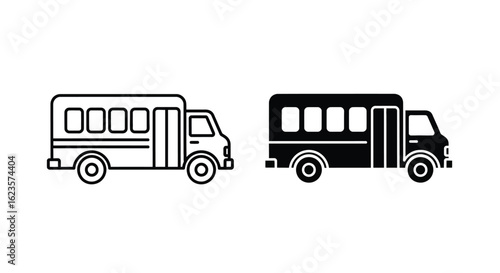 Bus Icon Illustration