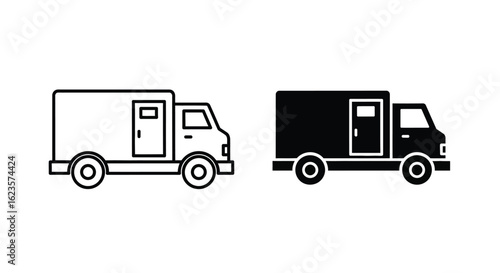 Delivery Van Illustration
