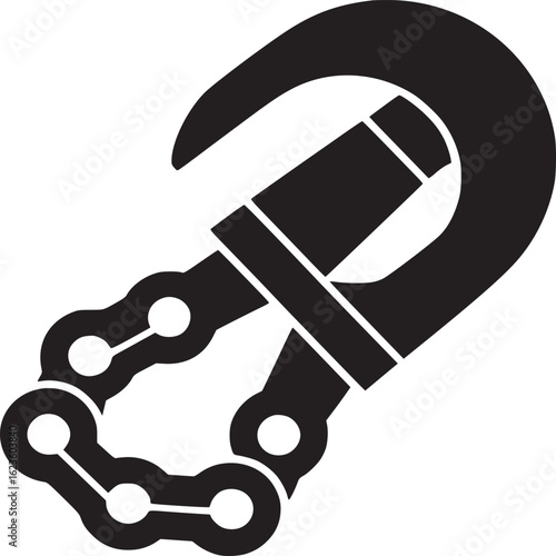 Crane Hook with Chain Icon