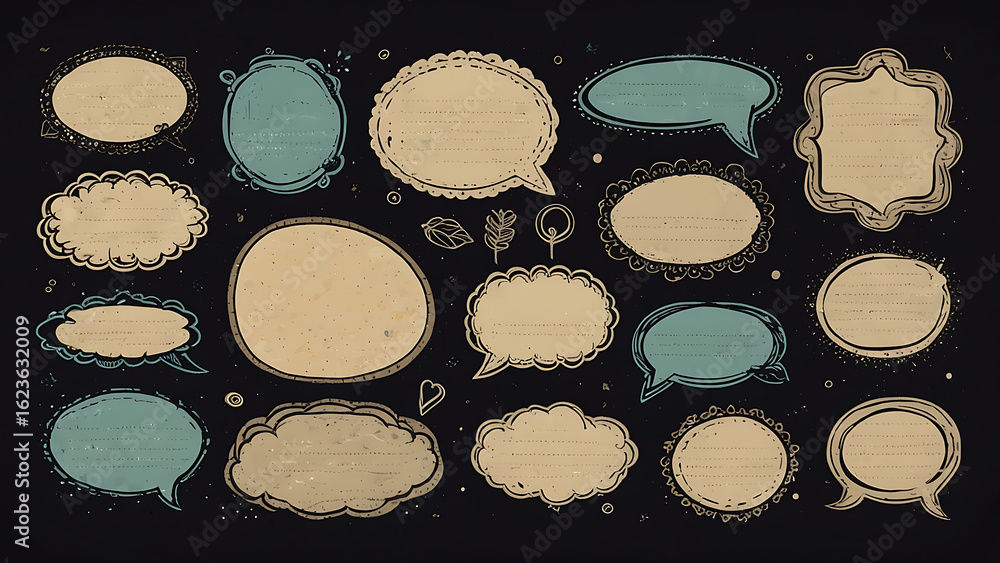 set of colorful powder set of colorful powder