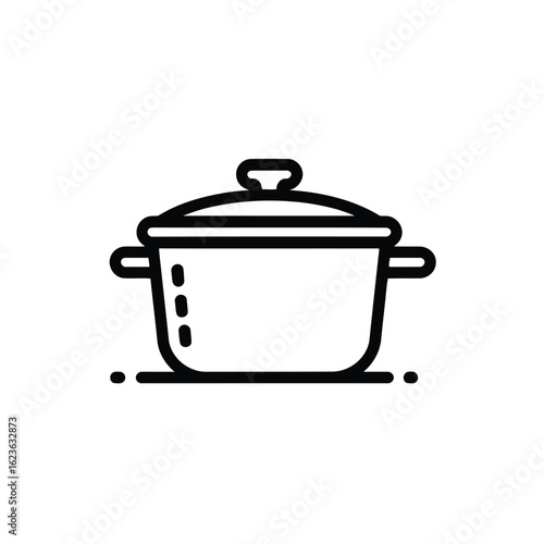 Stock Pot Simmering with Culinary Potential A Kitchen Staple