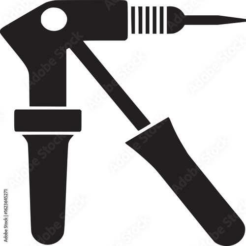 Manual Rivet Gun Icon