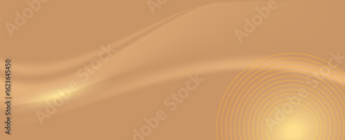 Abstract gold lines background with light effects. vector. eps10