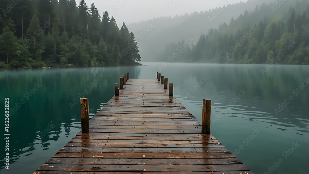 Fototapeta premium lake in the mountains