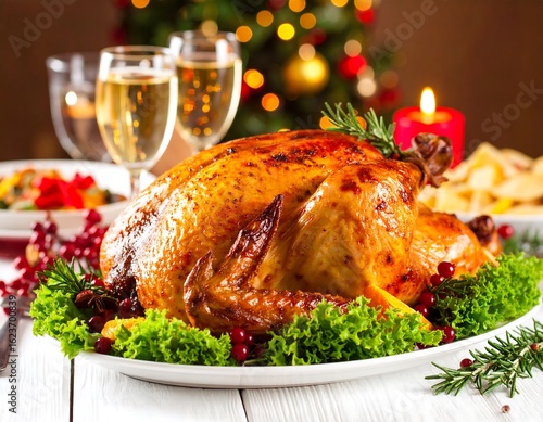 Wallpaper Mural Roasted turkey dinner Torontodigital.ca