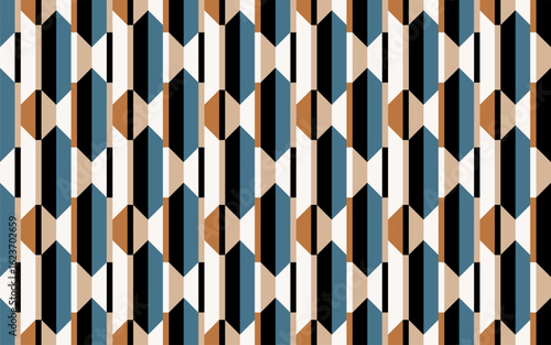 Seamless abstract geometric pattern. Vector Illustration.