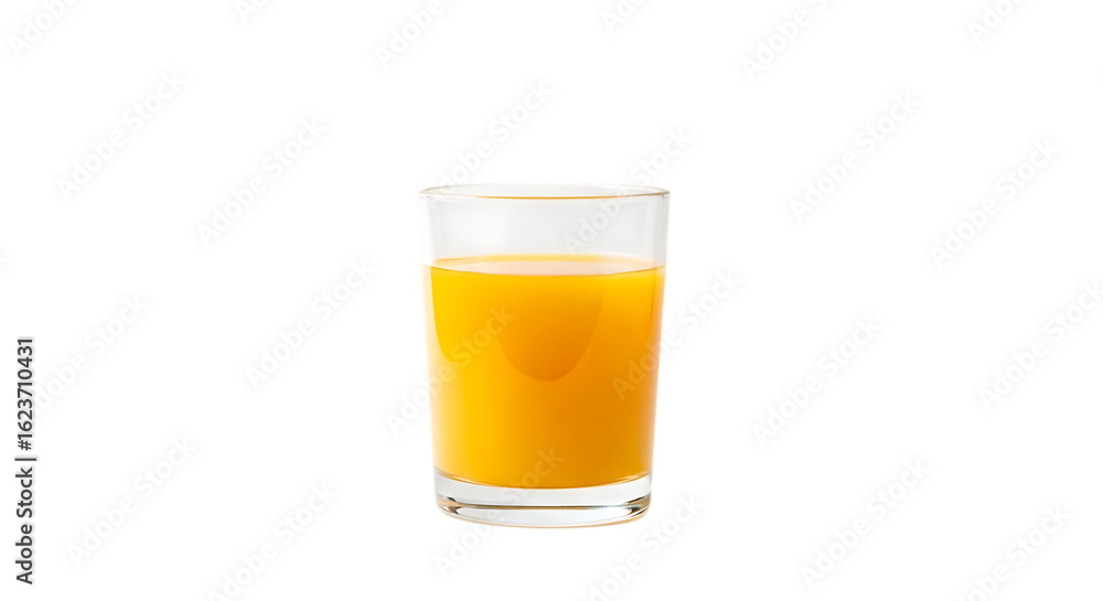 Glass of fresh orange juice isolated on transparent background, a healthy and refreshing beverage for breakfast or any time of day, perfect for showcasing your product Glass of fresh orange juice isolated on transparent background, a healthy and refreshing beverage for breakfast or any time of day, perfect for showcasing your product