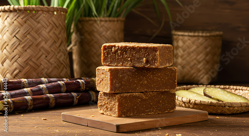 Rapadura – Traditional Sugarcane Brazilian Sweet from the São Paulo Countryside
