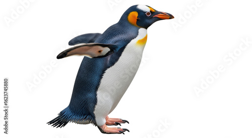 Isolated emperor penguin