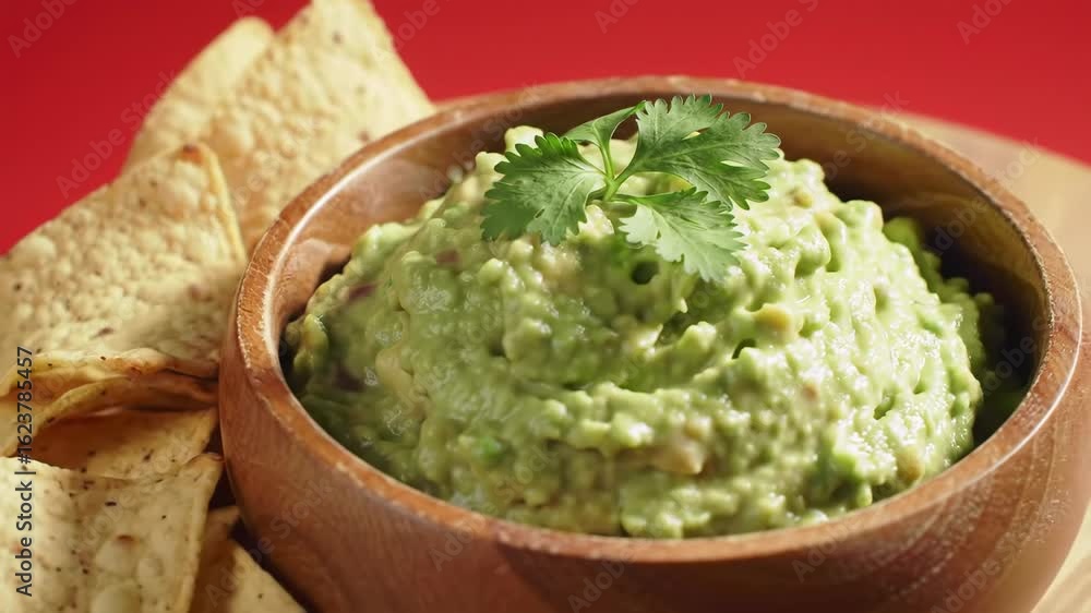 Creamy Guacamole with Crispy Tortilla Chips Creamy Guacamole with Crispy Tortilla Chips