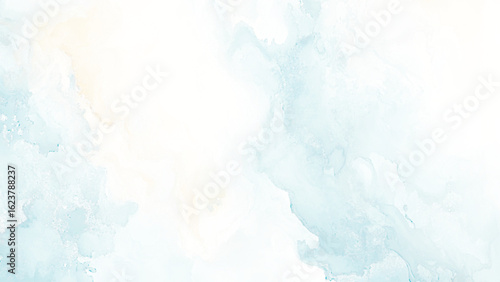 Blue decorative plaster Texture Background with dark edges. Modern Room wall with Abstract pattern. Beautiful wallpaper With Copy Space for design.