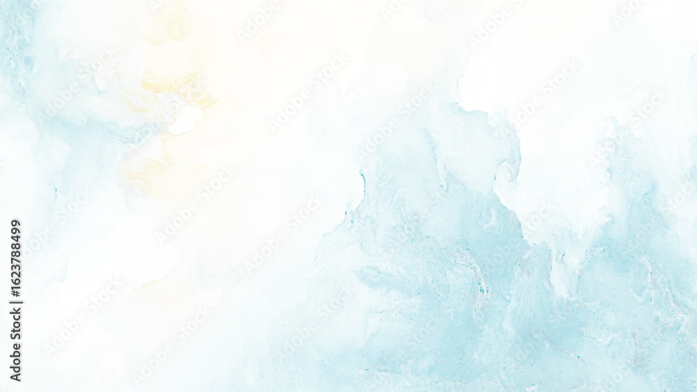 Fototapeta premium Blue texture watercolor background. Old blue abstract paper texture.