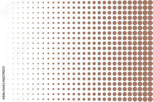 Mocha Mousse dotted gradient halftone background