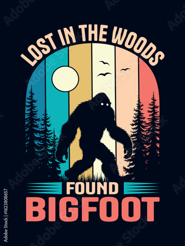 Bigfoot t shirt design