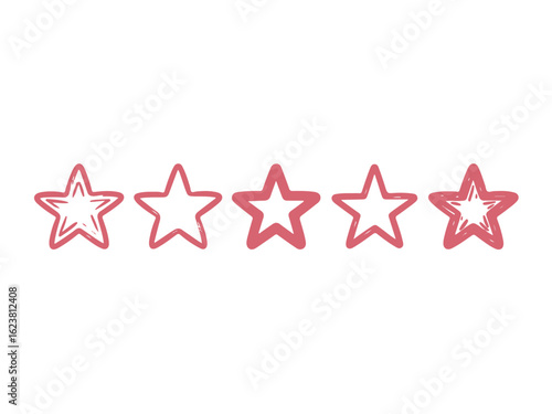 Four out of five stars graphic rating image.
