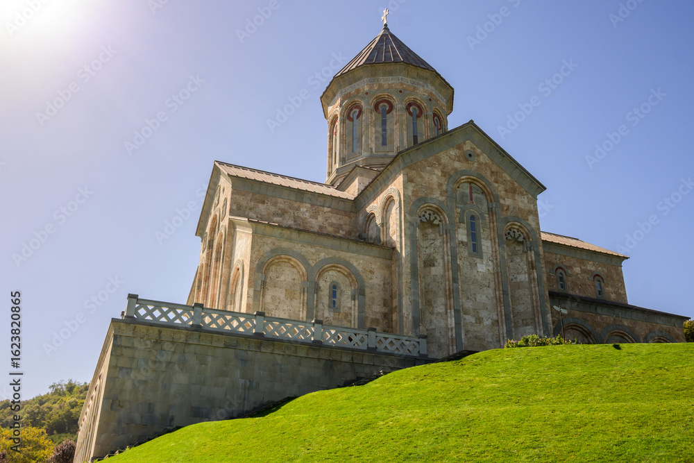 Monastery of St. Nino at Bodbe is near Sighnaghi, Georgia and is a Georgian Orthodox monastery dedicated to Saint Nino, the 4th century evangelist who converted Georgia to Christianity. Monastery of St. Nino at Bodbe is near Sighnaghi, Georgia and is a Georgian Orthodox monastery dedicated to Saint Nino, the 4th century evangelist who converted Georgia to Christianity.