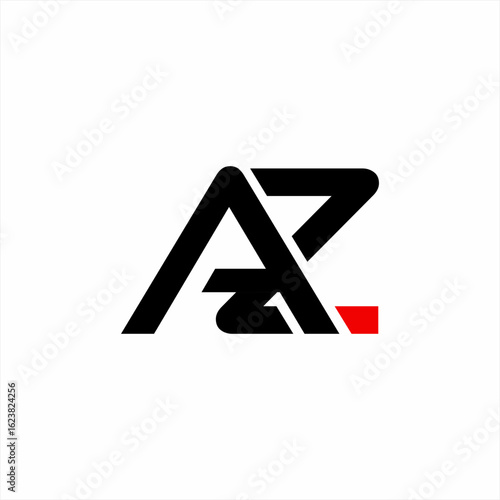 Abstract letter AZ logo design with number 7. Free Download Abstract letter AZ logo design with number 7. - GFXLoad