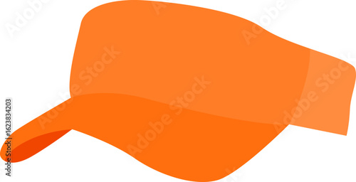  Orange Golf Visor