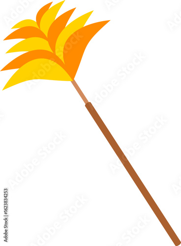 Feather duster illustration