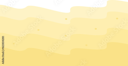 White sand dunes sea