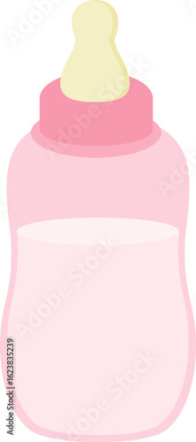 Silicone Baby Bottle Nipple Illustration
