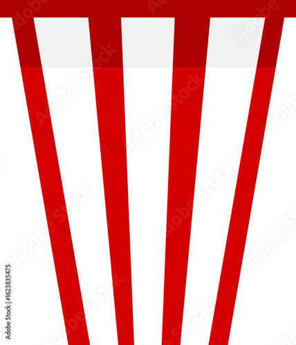 Illustration of Popcorn Container
