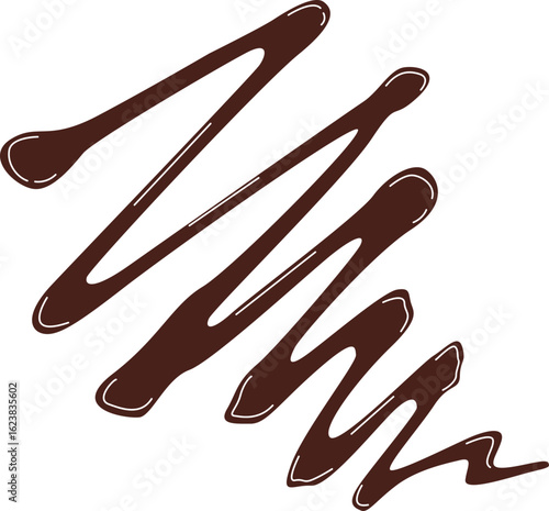 Chocolate Sauce Drizzle
