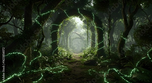 Immersive Rainforest Virtual Portal